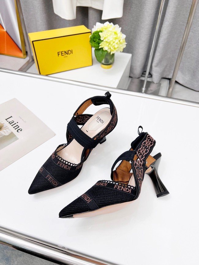 Fendi SANDAL 91030-2 Heel 8.5CM