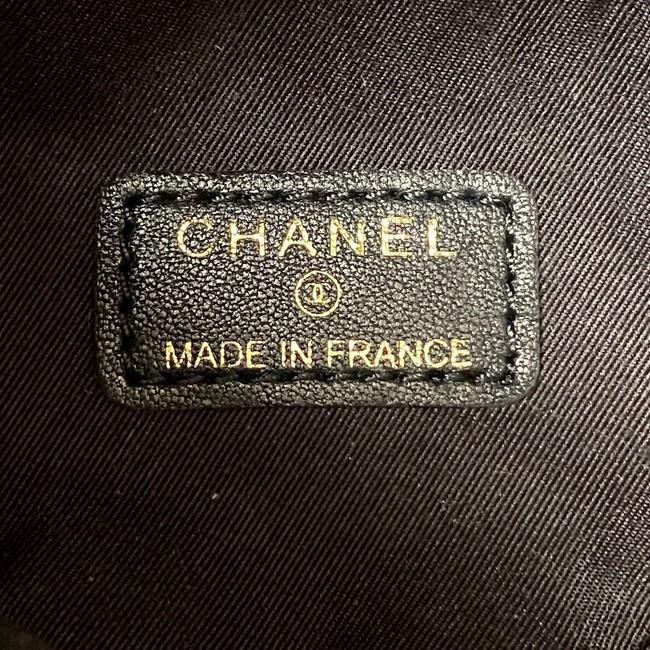 Chanel mini Drawstring Bag Denim AP2603 dark blue