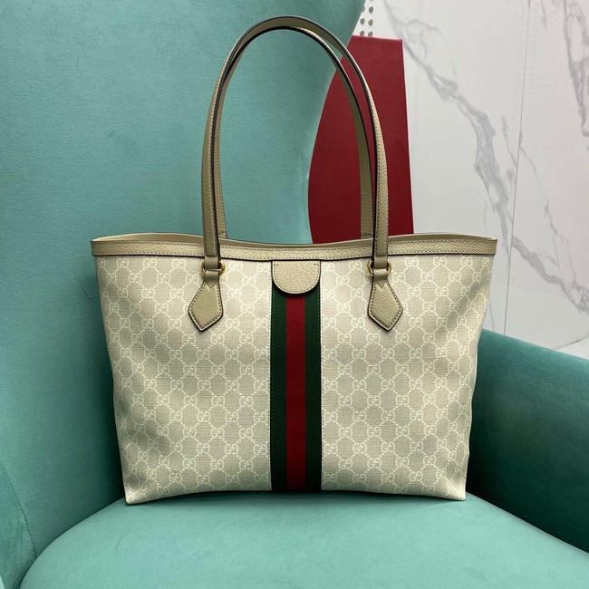 Gucci Ophidia series medium GG Tote Bag 631685 light gray