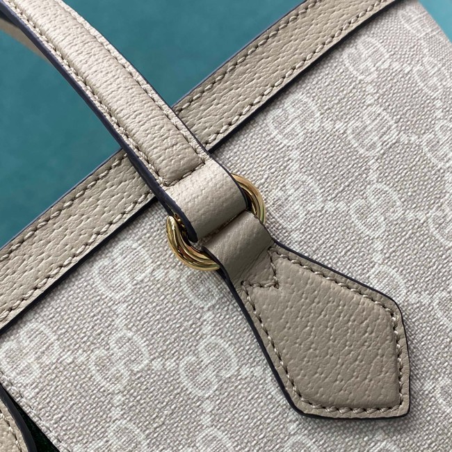 Gucci Ophidia series medium GG Tote Bag 631685 light gray