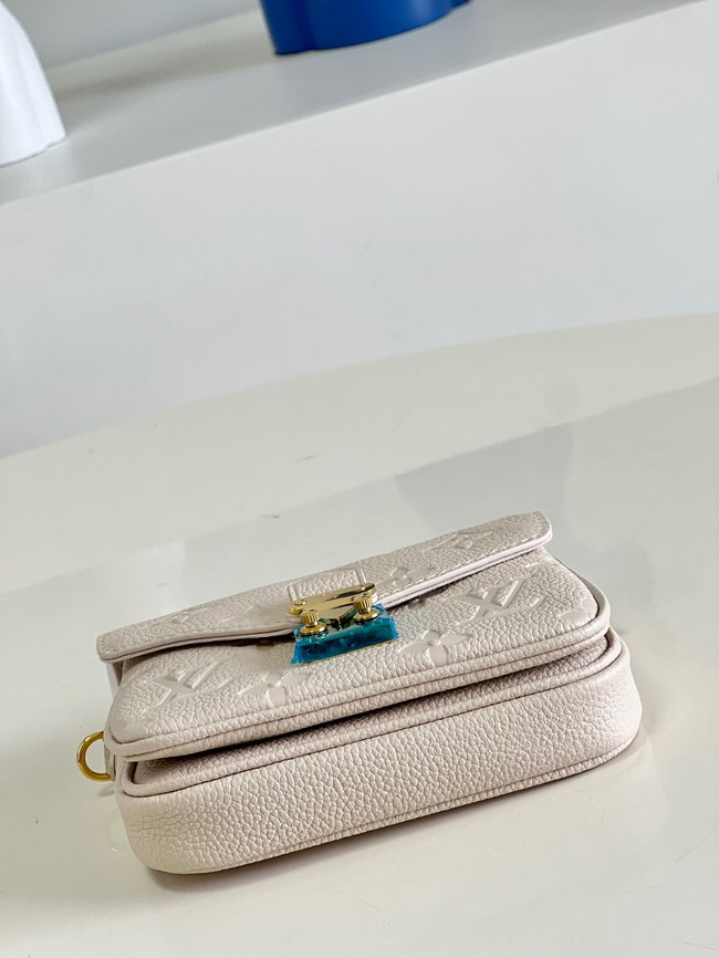 Louis Vuitton Monogram Empreinte POCHETTE METIS BB M81390 Creme