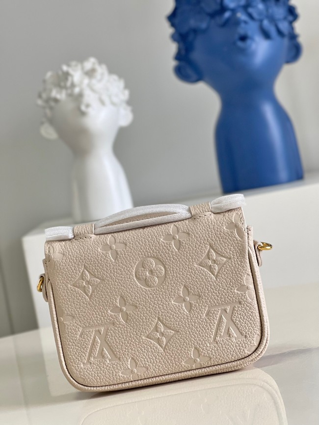 Louis Vuitton Monogram Empreinte POCHETTE METIS BB M81390 Creme