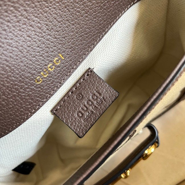 Gucci Horsebit 1955 jumbo GG mini bag 658574 brown