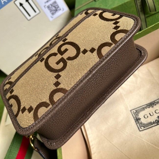 Gucci Jumbo GG mini bag 696075 brown