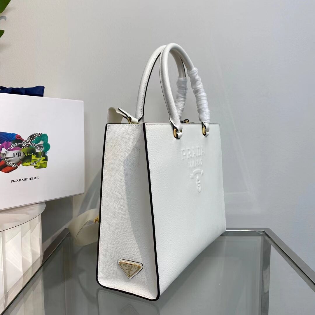 Prada Kristen Saffiano bag 1BD355 white