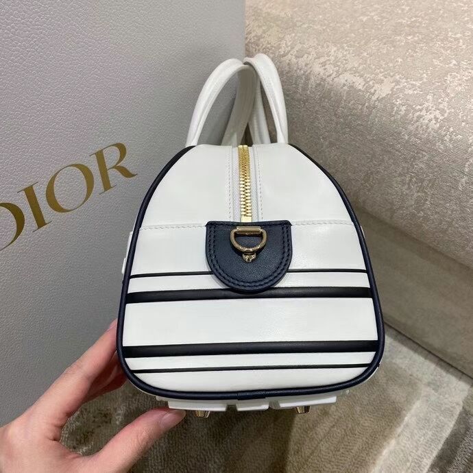 DIOR medium leather tote Bag C9189 white