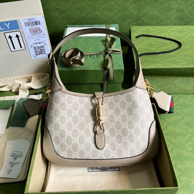 Gucci Jackie 1961 small GG shoulder bag 678843 Beige