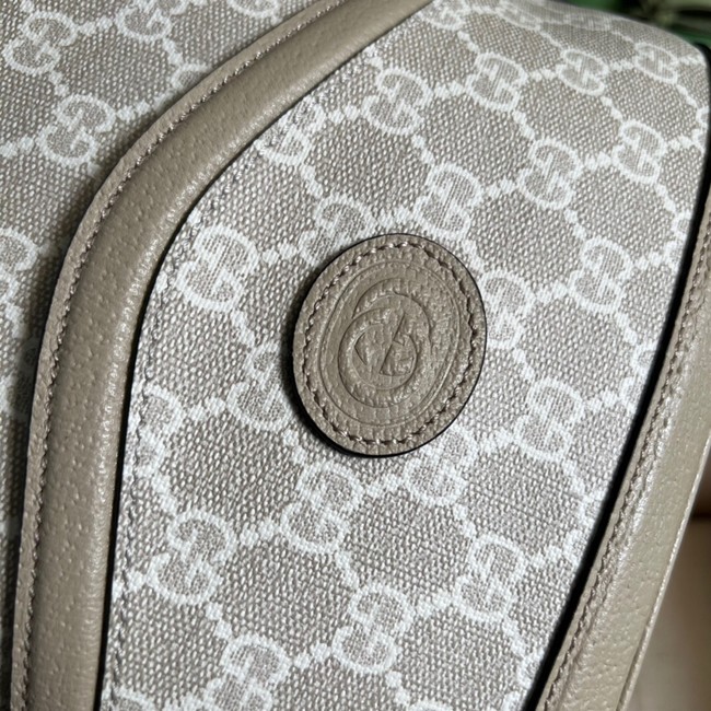 Gucci Large shoulder bag with Interlocking G 696011 Beige