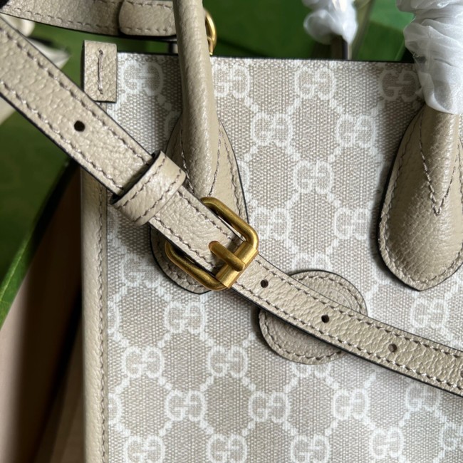 Gucci Mini tote bag with Interlocking G 671623 Beige