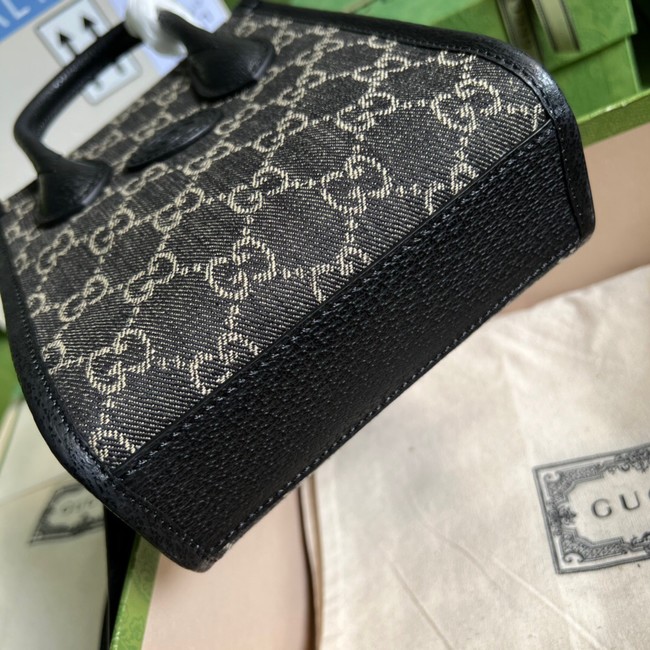 Gucci Mini tote bag with Interlocking G 671623 black