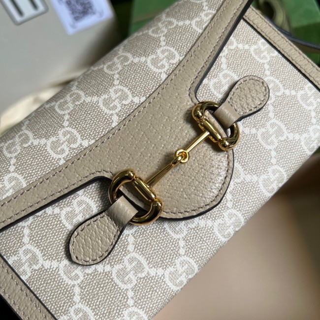 Gucci shoulder bag with Interlocking G 699296 Beige