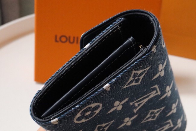 Louis Vuitton SARAH WALLET M81183 Navy Blue