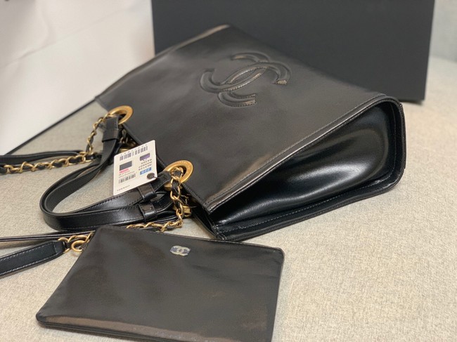Chanel Sheepskin Shoulder Bag AS3128 black