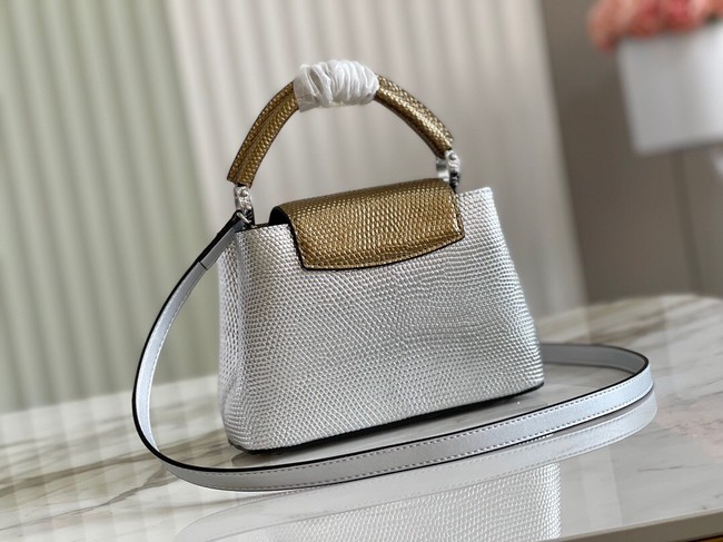 Louis Vuitton CAPUCINES MINI M59268 silver