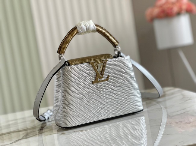 Louis Vuitton CAPUCINES MINI M59268 silver