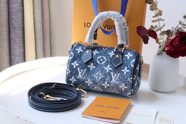 Louis Vuitton NANO SPEEDY M81213 blue