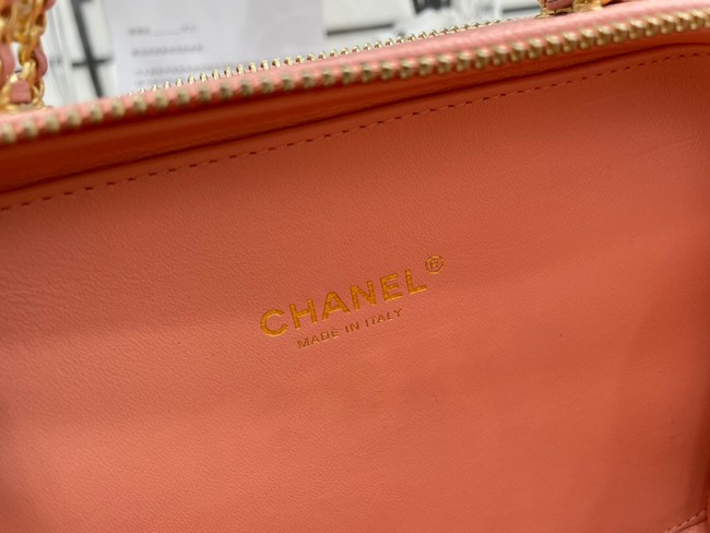 CHANEL HANDBAG Grained Calfskin&Gold-Tone Metal AP3222 pink