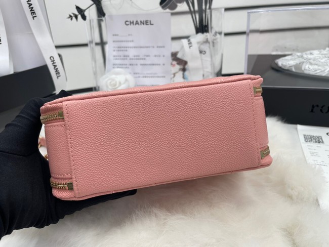 CHANEL HANDBAG Grained Calfskin&Gold-Tone Metal AP3222 pink