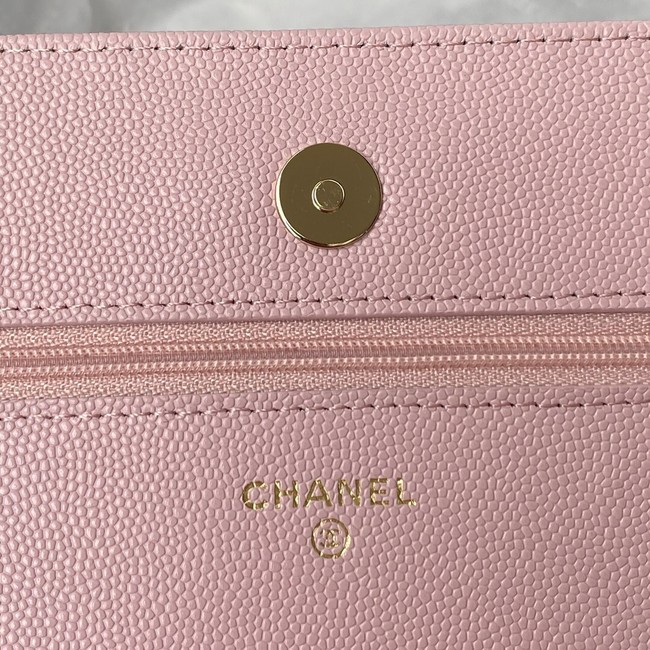 Chanel Grained Calfskin small Shoulder Bag AP2734 pink