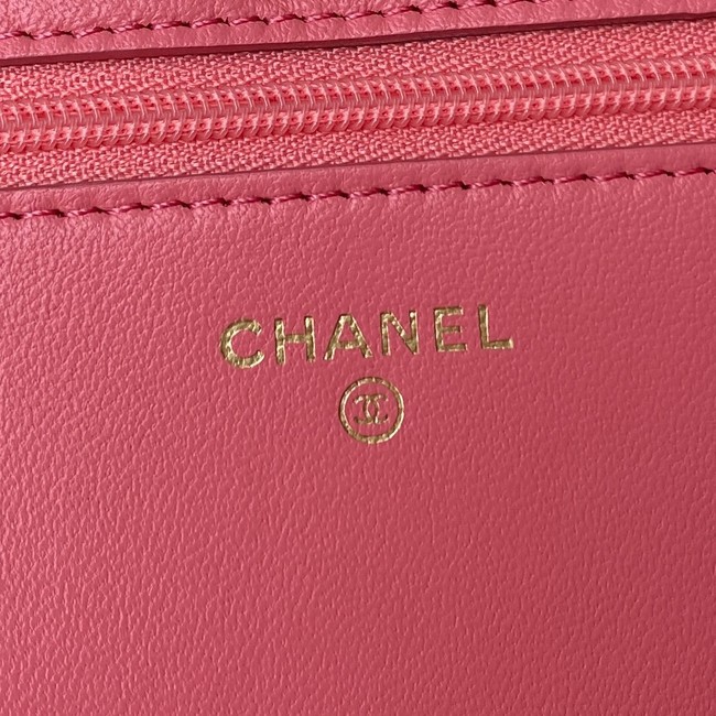 Chanel Lambskin Flap Shoulder Bag AP1450 pink