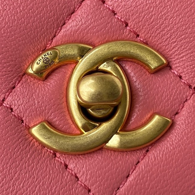 Chanel Lambskin Flap Shoulder Bag AP1450 pink