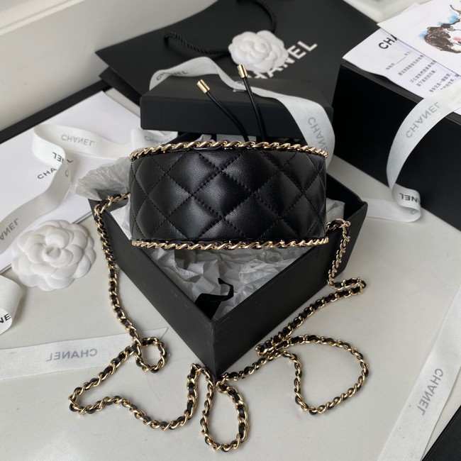 Chanel Lambskin Shoulder Bag AP2685 black