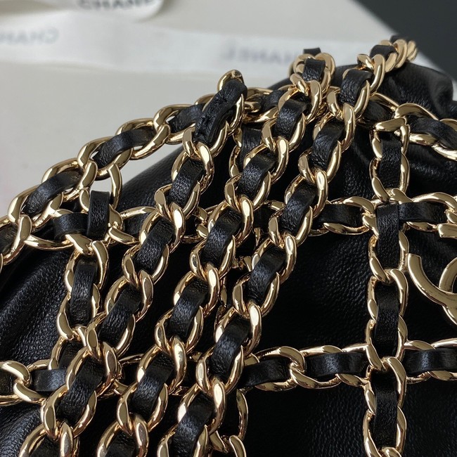 Chanel Lambskin Shoulder Bag AP2685 black