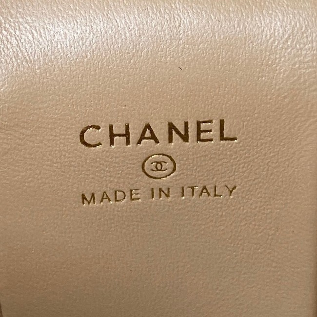Chanel lambskin top handle bag AP2730 blue