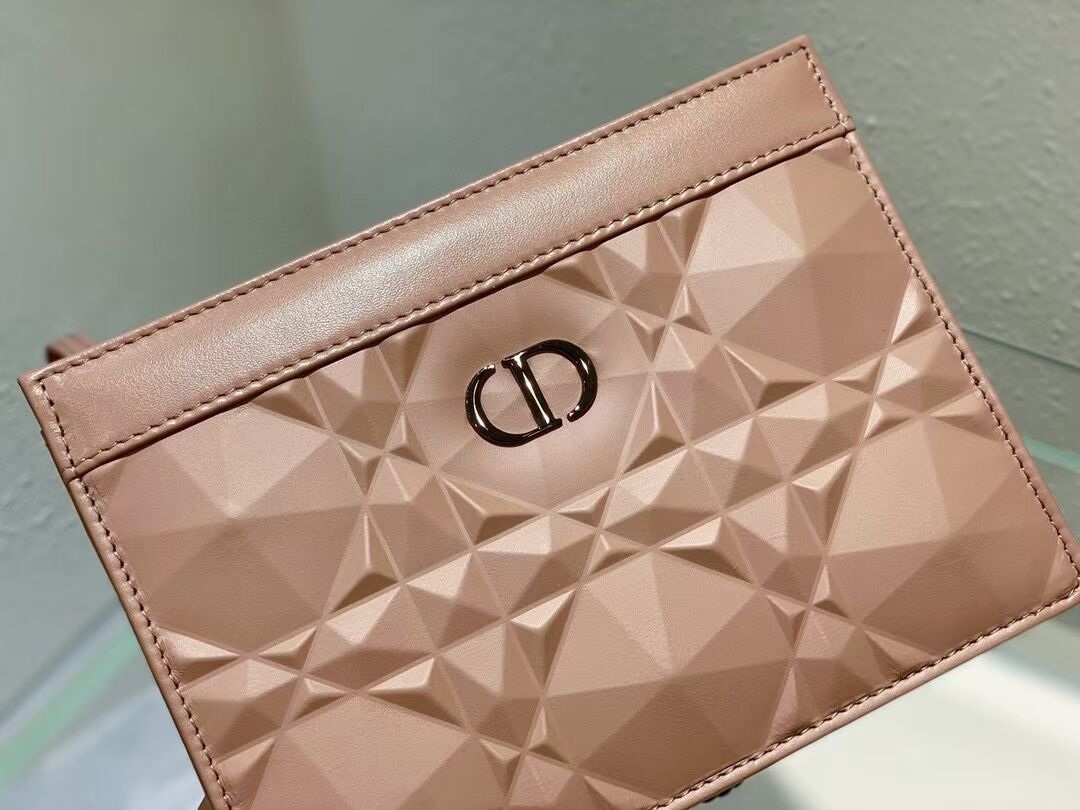 DIOR MINI BOBBY BAG Cannage Calfskin C2806 pink