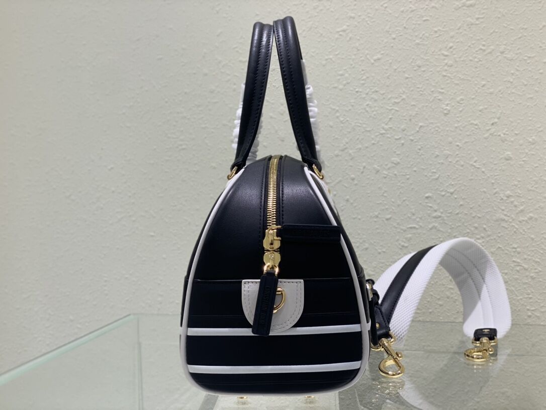 DIOR medium leather tote Bag C9189 black