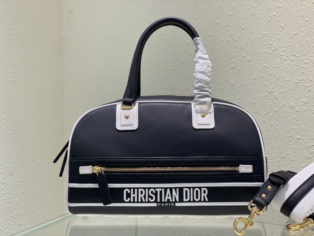 DIOR medium leather tote Bag C9189 black