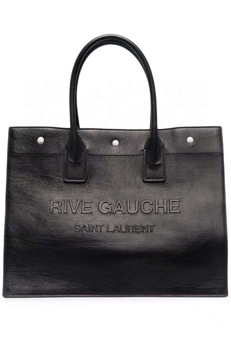 Yves Saint Laurent Calf leather shopping bag Y677480 black