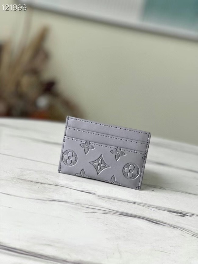 Louis Vuitton DOUBLE CARD HOLDER M81381 Anthracite gray