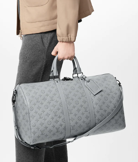 Louis Vuitton KEEPALL 50B M46117 Anthracite gray