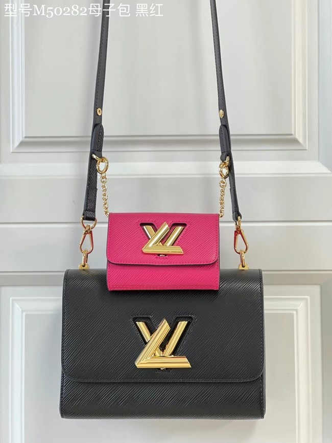 Louis Vuitton TWIST PM M59886 Black / Fuchsia