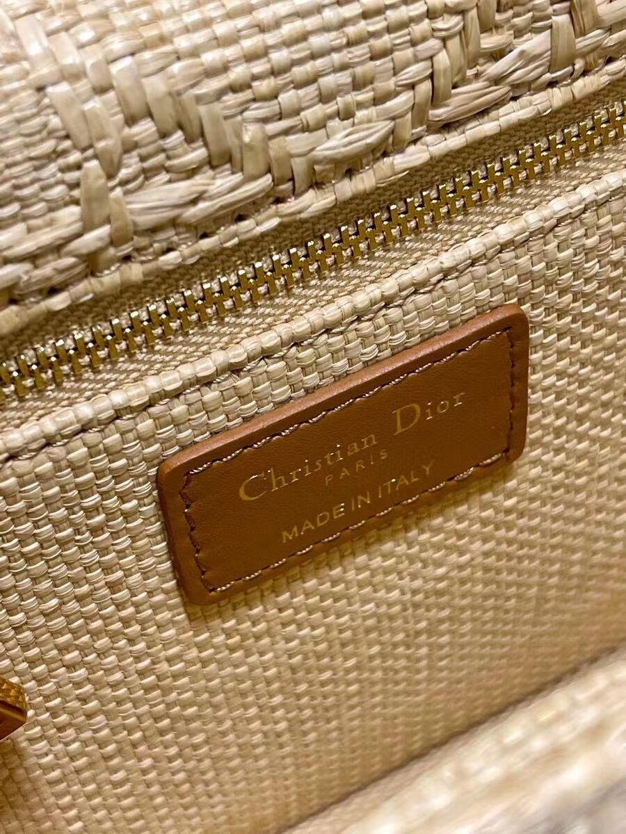 Dior 30 MONTAIGNE BAG Frosted Calfskin C9268 Apricot
