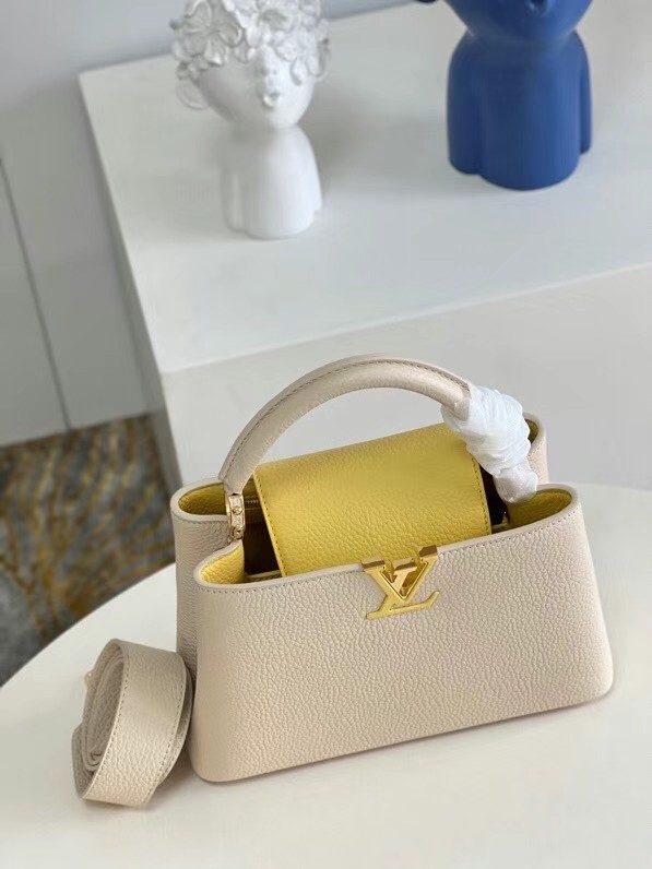 Louis Vuitton CAPUCINES BB M59882 Creme Beige