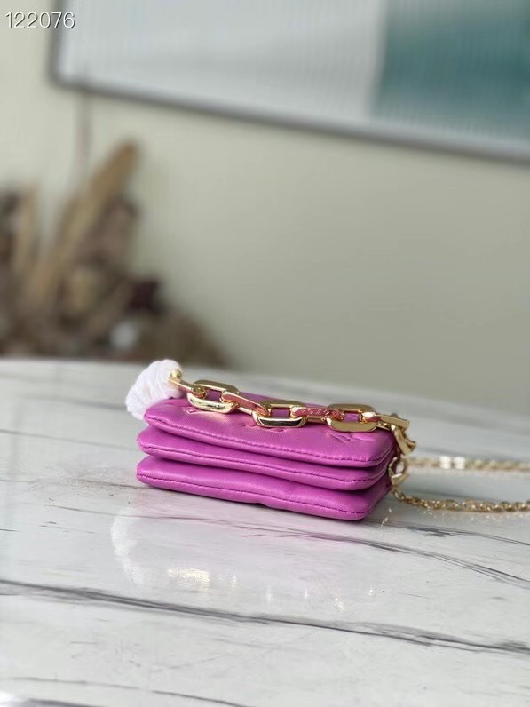 Louis vuitton WALLET ON STRAP BUBBLEGRAM M81125 Fuchsia