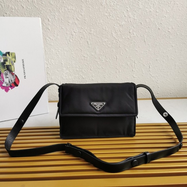 Prada Re-Nylon shoulder strap 1BD313 black