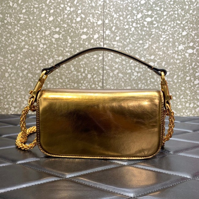 VALENTINO GARAVANI MINI LOCO Calf leather Shoulder Bag 1W2B0K gold