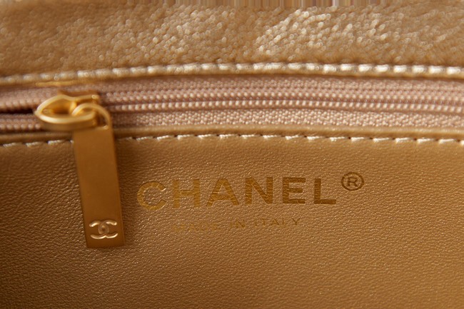 Chanel lambskin Shoulder Bag AS3240 gold