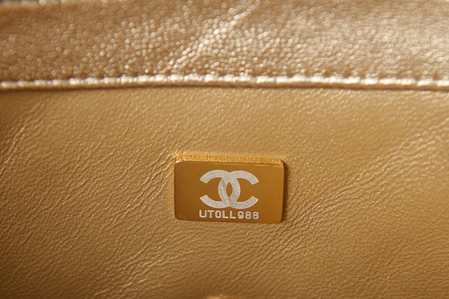 Chanel lambskin Shoulder Bag AS3241 gold