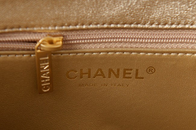 Chanel lambskin Shoulder Bag AS3241 gold