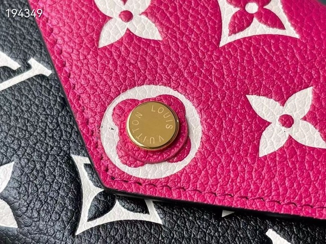 Louis Vuitton VICTORINE WALLET M81289 Black & White & Pink