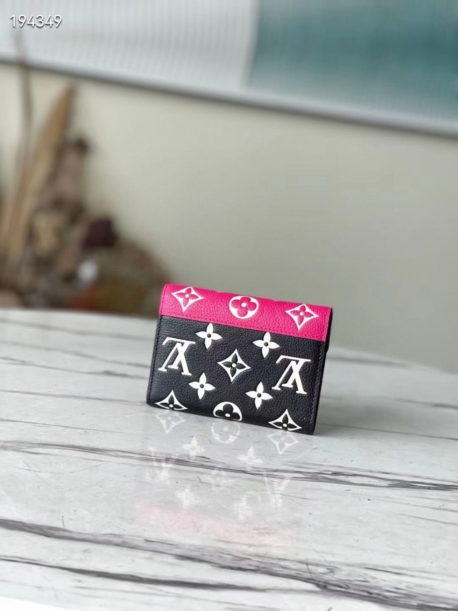 Louis Vuitton VICTORINE WALLET M81289 Black & White & Pink