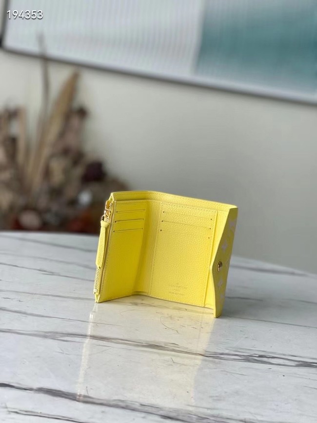 Louis Vuitton VICTORINE WALLET M81428 Lemon Curd Yellow