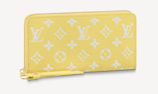 Louis Vuitton ZIPPY WALLET M81427 Lemon Curd Yellow