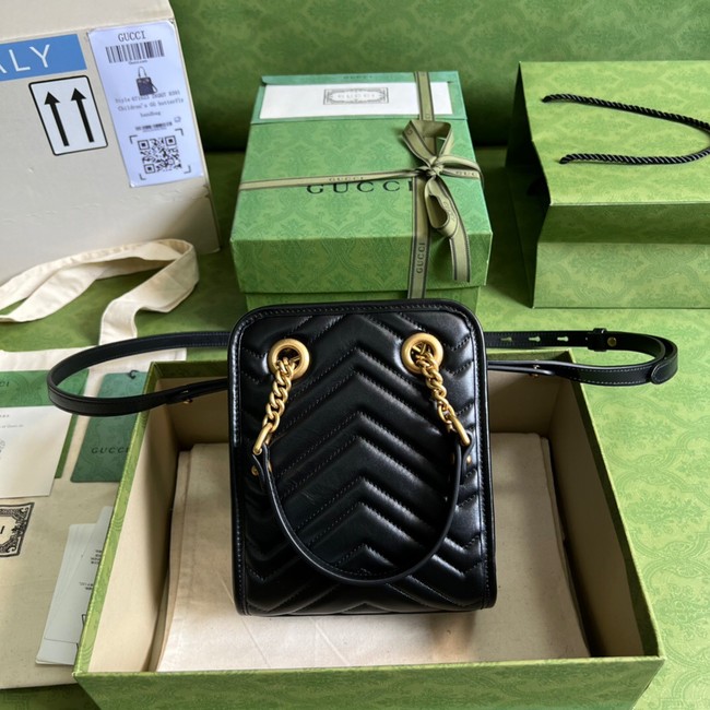 Gucci GG Marmont matelasse mini bag 696123 black