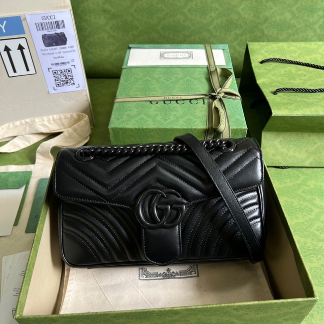 Gucci GG Marmont small shoulder bag 443497 black