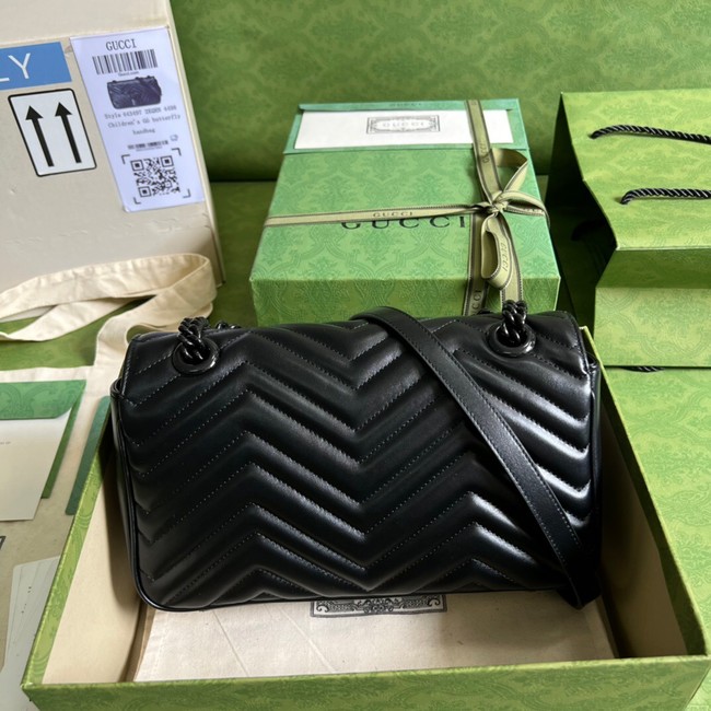 Gucci GG Marmont small shoulder bag 443497 black
